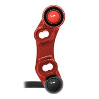 Rechte Pulsantiera Jetprime Universal Fori FüR Ducati Monster 696 2009-14 Rot
