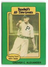1987 Hygrade All-Time Greats #NNO Grover C. Alexander Philadelphia Phillies