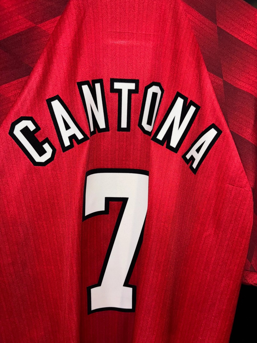 MANCHESTER UNITED CANTONA 1996-1997 ORIGINAL JERSEY Size XL | eBay