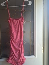 Windsor Pink Sequin Mini Shift Dress Women Size Small, Stretchy