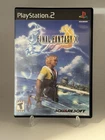 Final Fantasy X Squaresoft PlayStation 2 RPG Case Manual Disc NTSC-U/C
