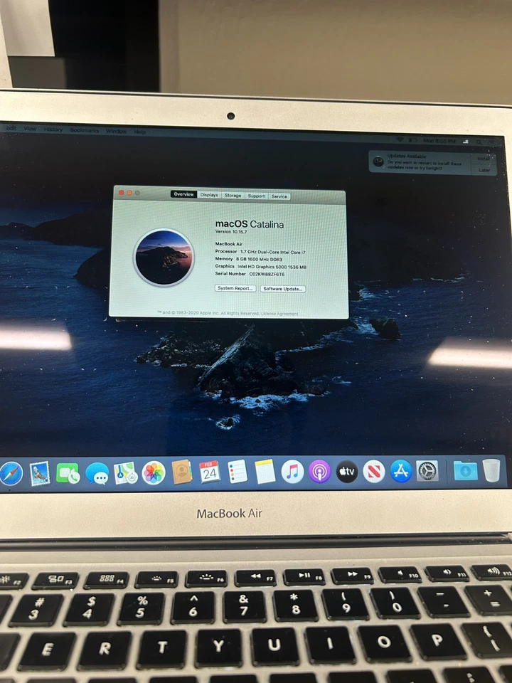 MacBook Air principios de 2014 13,3” (i7 4.ª generación/1,7 GHz/8 GB/256 GB SSD/Catalina) 2 Foto 2 de 4