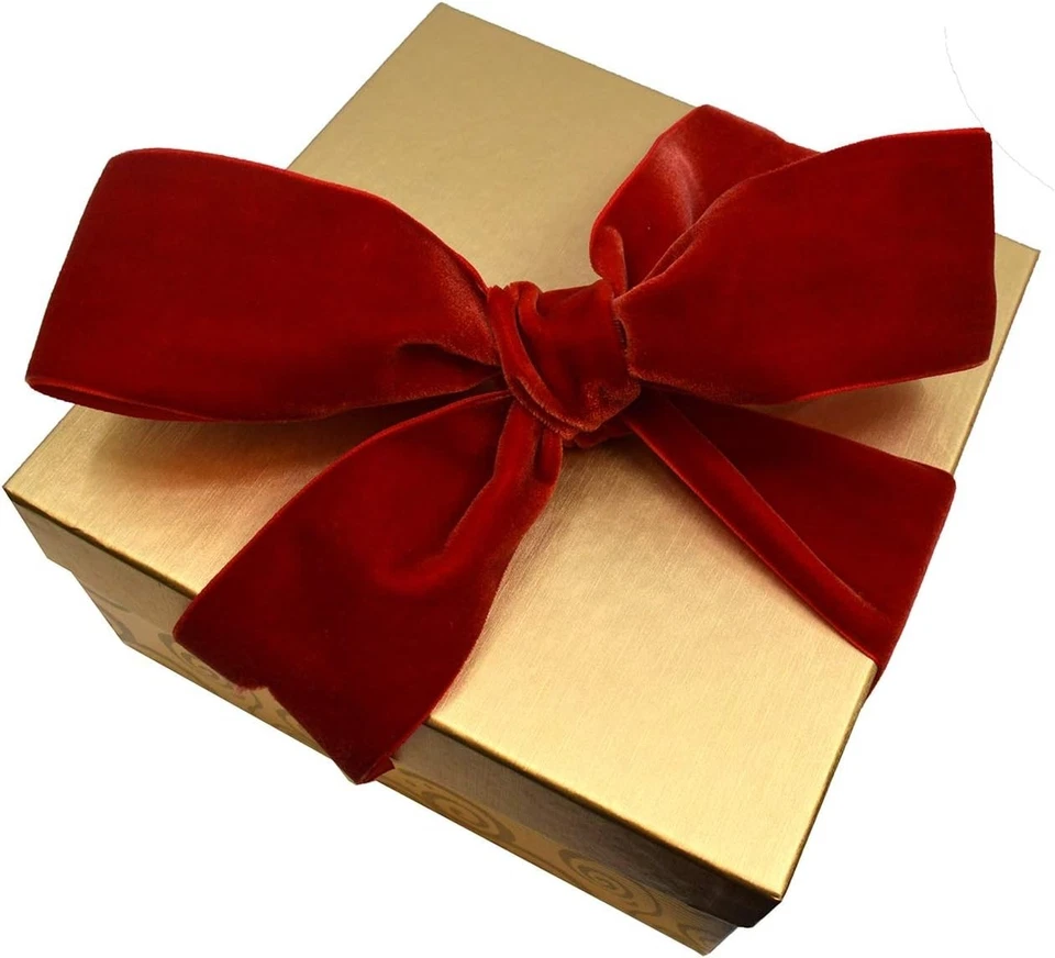 Viviana 2" X 20 YD Velvet Ribbon in Red - Perfect for Gift Wrapping and Décor - Image 3 of 4