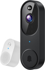 1080P Wireless Video Doorbell Camera, Night Vision, Cloud Storage Sold Black