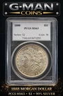 1888 $1 Morgan Silver Dollar PCGS MS63 Nice Luster US Coin BU