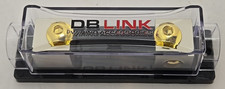 DB Link NANLFH0X Single ANL Fuse Holder, Nickel Edition for 0 Ga. Wire