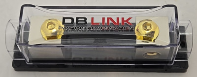 DB Link NANLFH4X Single ANL Fuse Holder, Nickel Edition for 4 Ga. Wire