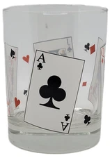 Luminarc Card Party 13 1/4 oz. Double Old Fashioneds Whiskey Glass