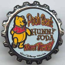 Pin de soda Pooh Bear's Hunny de la serie Disney Soda Pop - Imagen 1 de 1