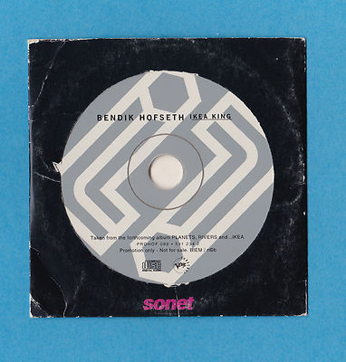 BENDIK HOFSETH Ikea King RARE 1tr PROMO CD Steps Ahead celeste Tacoma Bridge SAX