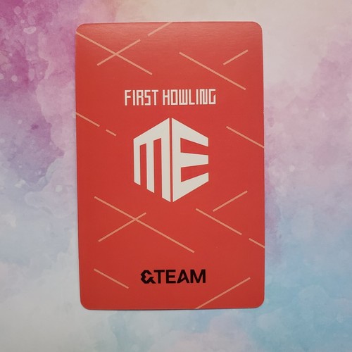 &TEAM Photo card First Howling : ME Debut Solo Jaket EP 1st Album K-POP PC - 第 25/80 張圖片