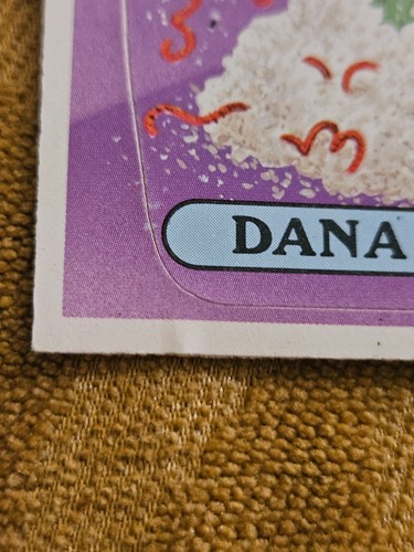 1986 Topps Garbage Pail Kids Card DANA Druff 165a - Picture 3 of 8