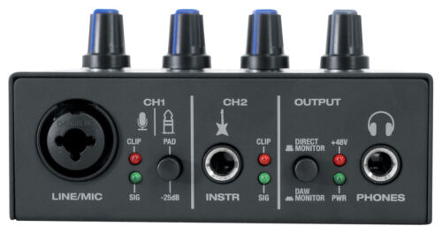 Rockville ROCK-U MINI USB Computer Recording Interface 24 Bit 192Khz Home Studio - Picture 4 of 8