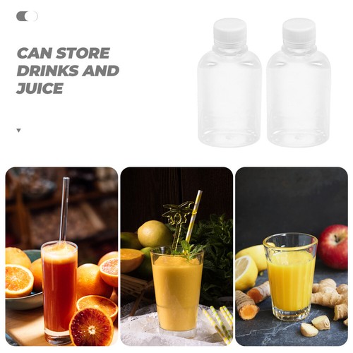 10 Pcs Sealed Cap Bottle Plastic Bottles with Caps Reusable Juice Travel - Picture 11 of 12
