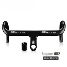 Carbon Road Bike Integrated Handlebar 28.6/31.8mm with Stem Internal Routing