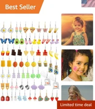 36 Pairs of Whimsical Aesthetic Earrings - Fun Styles for Teens & Women