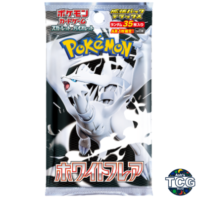 Pokemon Card White Flare Black Bolt Deluxe Pack Set of 2