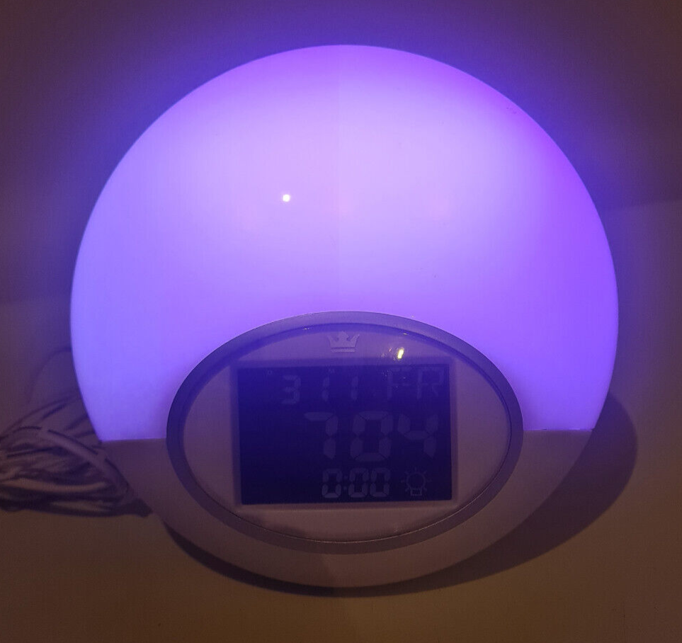 Sempre Sunrise Alarm Clock AE4WEL21 SAD Colour Changing Wakeup Light