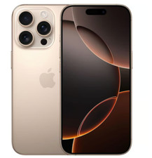 iPhone 16 Pro 128GB Desert Titanium Unlocked Very Good, Batt Health 92%