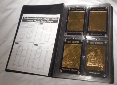 JEFF GORDON 22K Gold Card NASCAR 4 Time Champion Danbury Set Race
