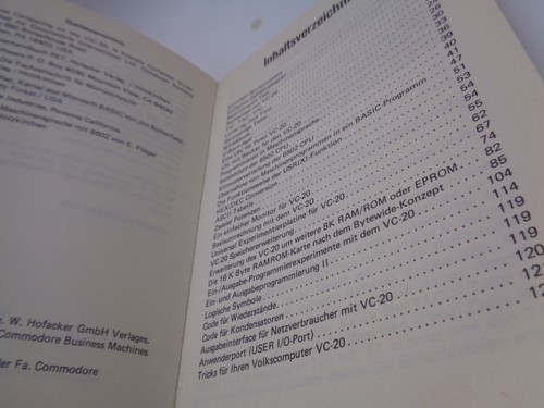 COMMODORE VC-20/VIC-20 -- BÜCHER/BOOKS -- # AUSWAHL # 🔔 UPDATE: 25. 7. 2025 - Picture 147 of 335
