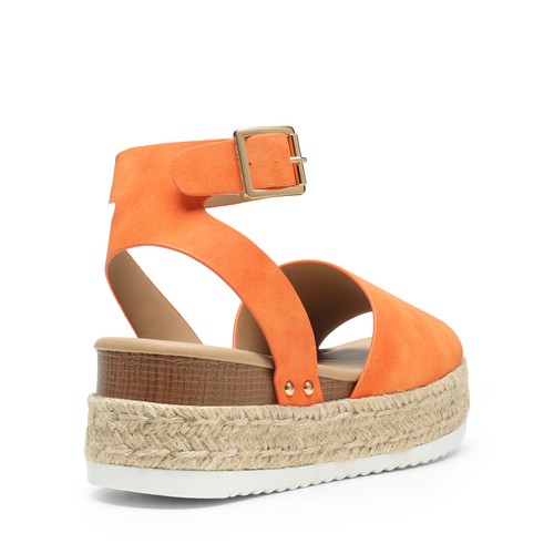 Women Espadrilles Wedge Sandals Open Toe Comfortable Platform Casual Sandals - Picture 38 of 40