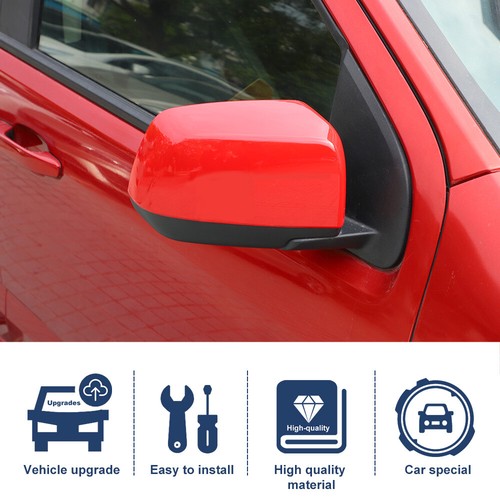 Side Rear View Mirror Shell Cover Trim For Chevy Colorado/GMC Canyon 2014-22 Red - Picture 8 of 13