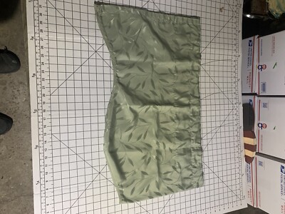 Vintage Pair Green Cafe Curtain B204