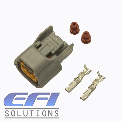 2 Pin Grey Connector fits Nissan Coolant Temp Sensor & Fuel Pump Module - Picture 2 of 2