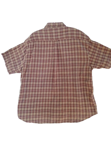 Cabela's Men Size 2XL Check Plaid Button Up Shirt Long Sleeve Pocket - Picture 12 of 16