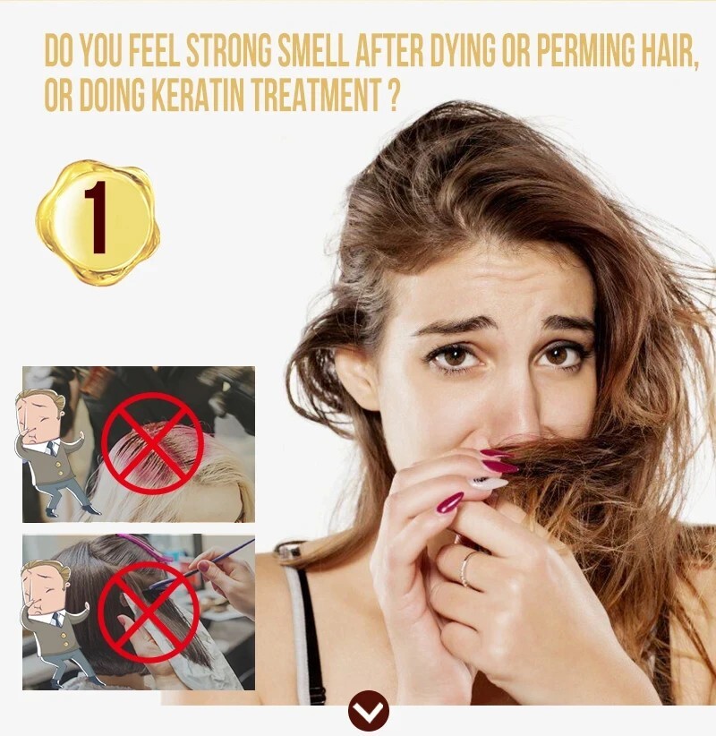 PURC Keratin Hair Cream Brazilian Hair Straightening And Smoothing Shampoo Hair