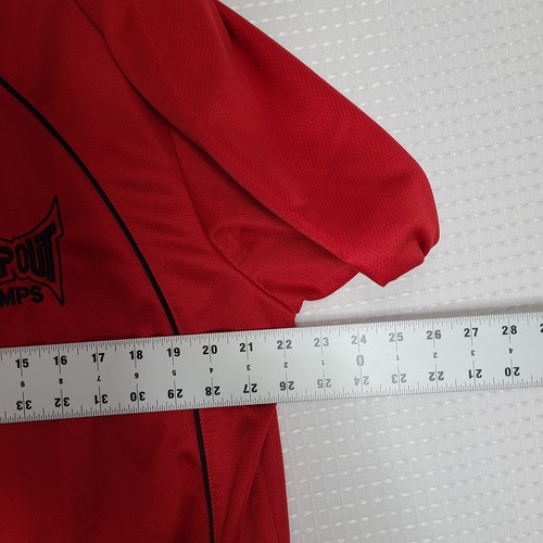 Tapout MPS MEN'S Red Zip Up Hooded Sweatshirt Size XL 100% Polyester - Picture 5 of 17