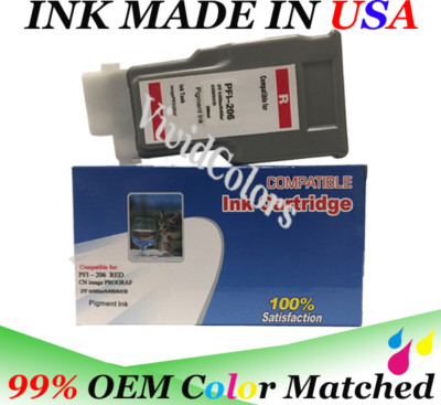 VC 300ml ink tank PFI206 R Red for ink plotter Canon IPF6400se