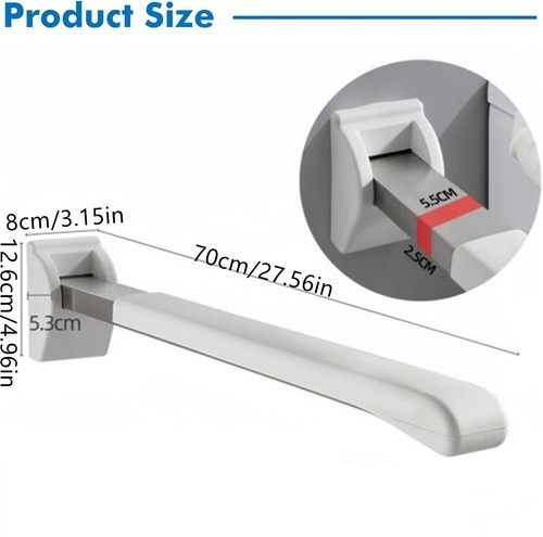 Klappgriff Stützgriffe Stützklappgriffe WC Aufstehhilfe Haltegriffe Bad 56-70cm - Bild 12 von 20