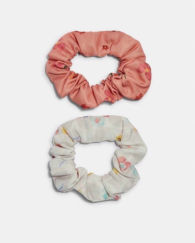 Coach Mystical Floral Print Scrunchies