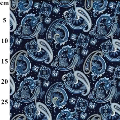 Rose & Hubble 100% Baumwolle Paisley Popeline 112 cm breit Baumwolle Druckstoff