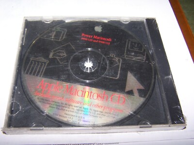 Apple Macintosh CD Version 1.0 with System Software OS 7.5.2 Install 691-0527-A