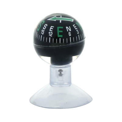 Waterproof Vehicle Navigation Ball Car Compass Ball with Suction Cup Base