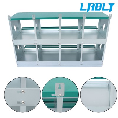 LABLT Metal 8 Hole Chicken Nesting Boxes For Chicken Hens  Laying Eggs