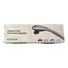 MEGAWISE Cordless Back Massager   Rechargeable 3200mAh, for Shoulders, Waist  L