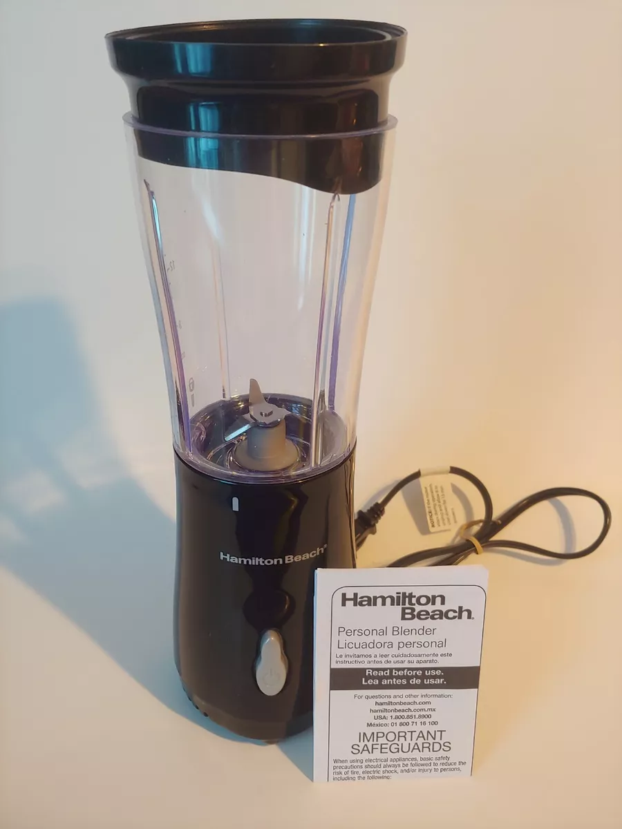 Hamilton Beach Single Serve Personal Smoothie Blender with 14 oz. Travel Cup