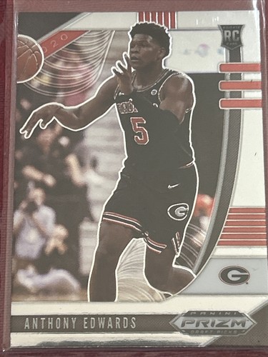 2020 Anthony Edwards Prizm RC Pull to Sleeve Mint - Picture 2 of 7