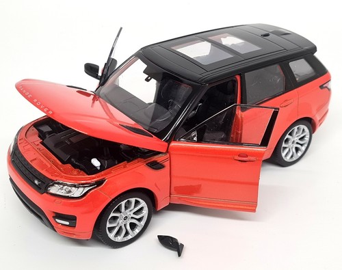 Welly 1/24 - Land Rover Range Rover Sport Chilli Orange Diecast Scale Model Car - Picture 4 of 9