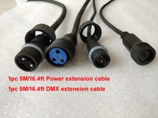IP65 5m 16ft Outdoor Stage Light Power cable Waterproof led par Lights DMX Cable