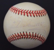 TURK WENDELL Quinnipaic Cubs Mets Autographed MLB Signed Baseball A