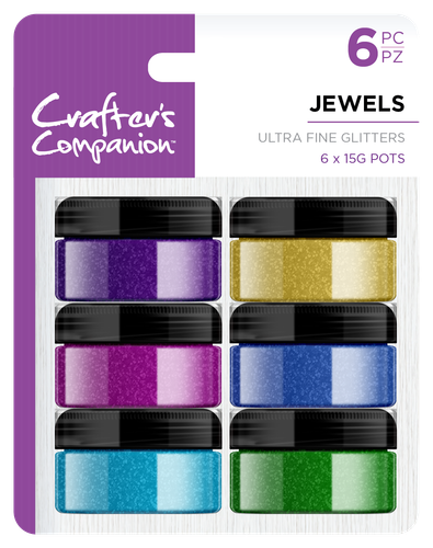 Crafter's Companion - Ultra Fine Glitters - 6 x 15G Pots - 第 3/5 張圖片
