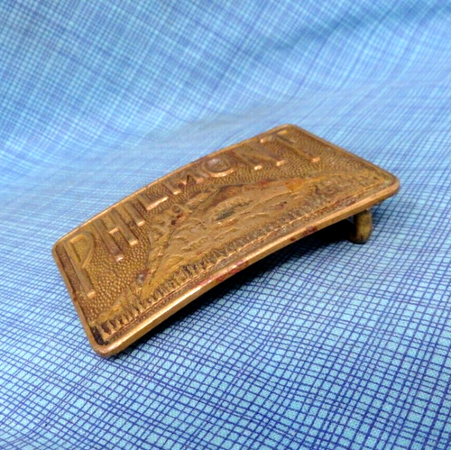 BSA Philmont Scout Camp Dress Belt Buckle Boy Scouts Of America Vtg 80s .NOX637 - Picture 5 of 8