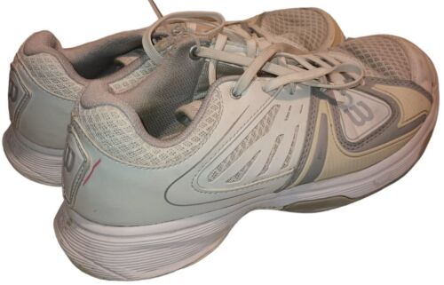 Wilson Sneakers stringate da donna bianche con supporto specifico. Taglia 7,5 - Foto 2 di 6