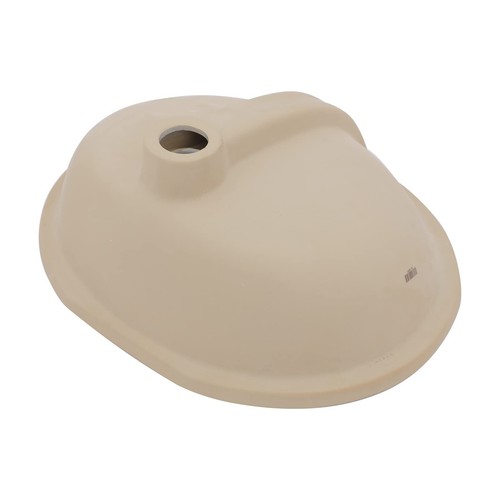 Fregadero de baño Sarlai Undermount - Fregadero de recipiente ovalado de 19 x 16 pulgadas debajo del mostrador... - Imagen 4 de 11
