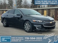 2017 Chevrolet Malibu LT $169B/W /w Backup Camera, Moon Roof, Heated Leather Seats. DRIVE HOME TODAY